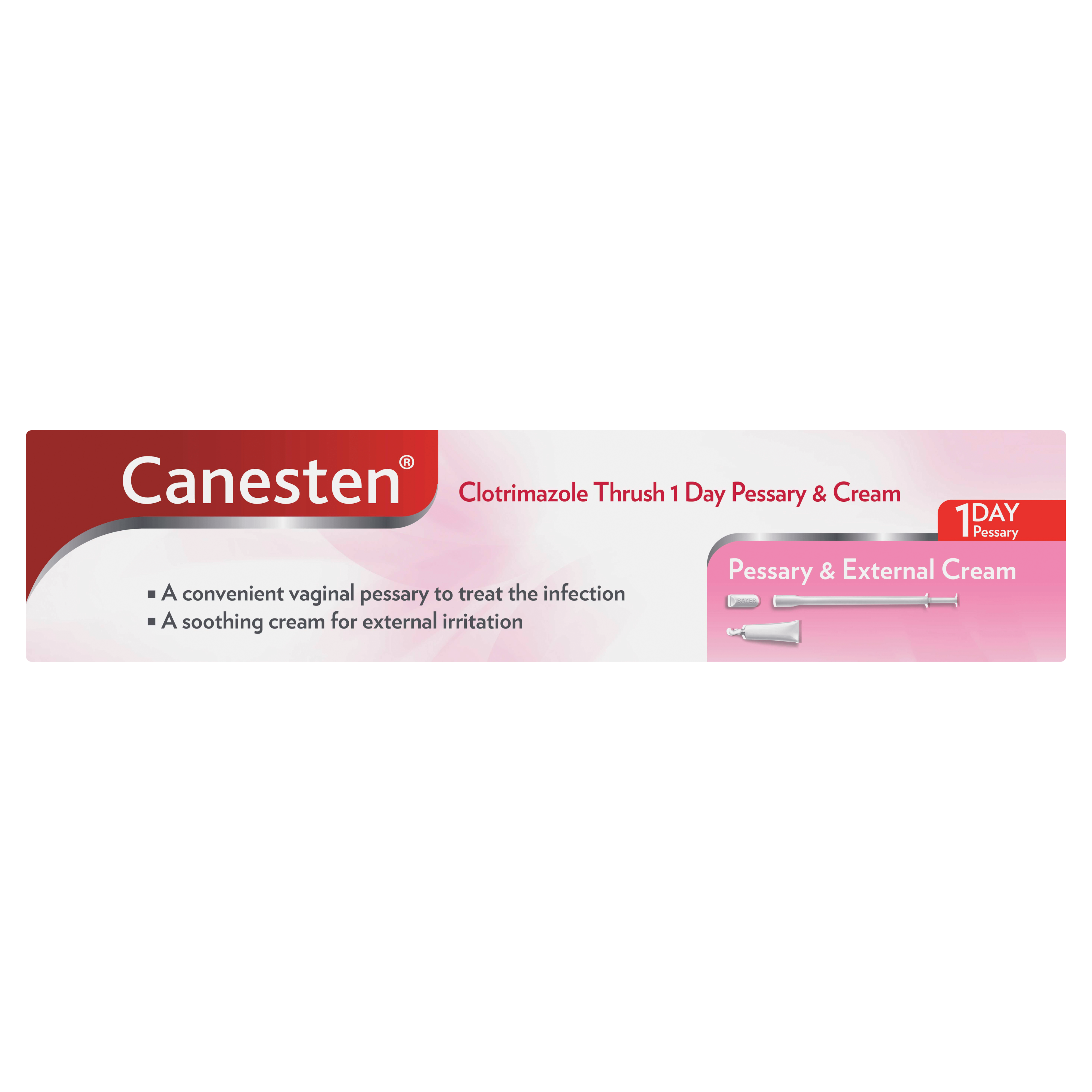 Canesten 1 Day Pessary External Cream Canesten products